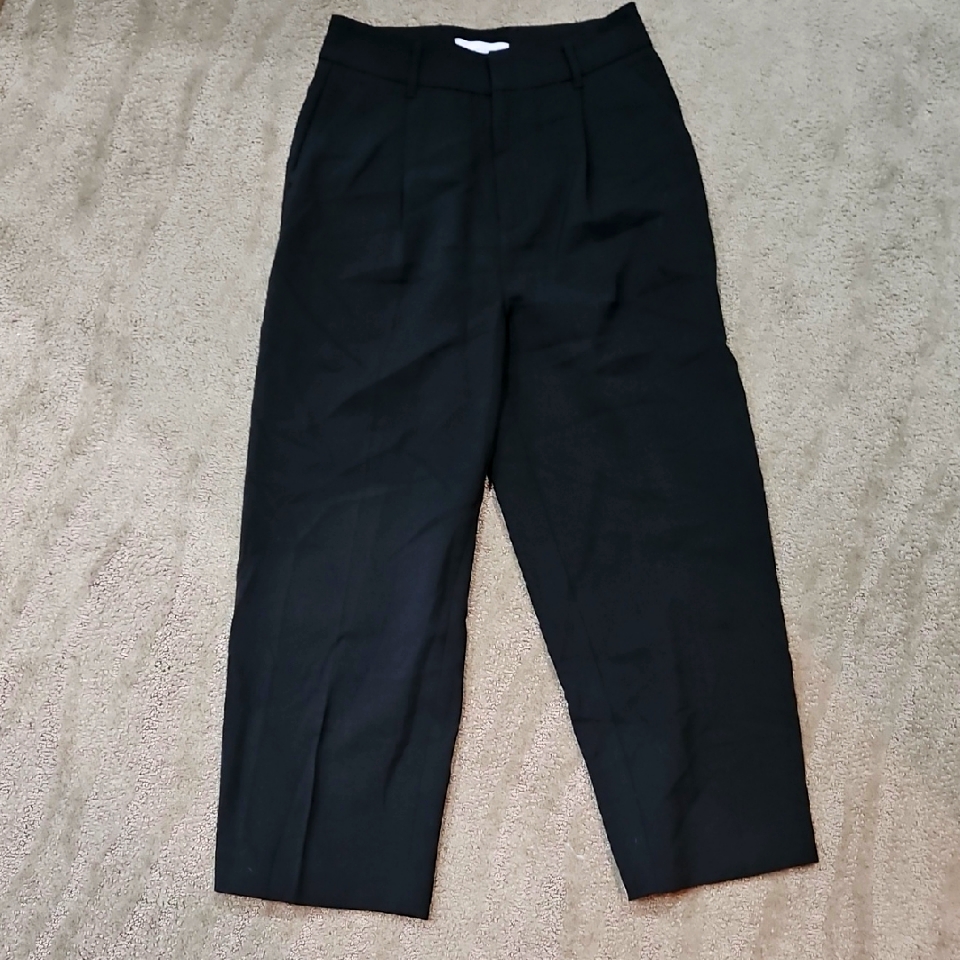 Oak + Fort Black Dress Pants Tailored Formal Wear Size 2